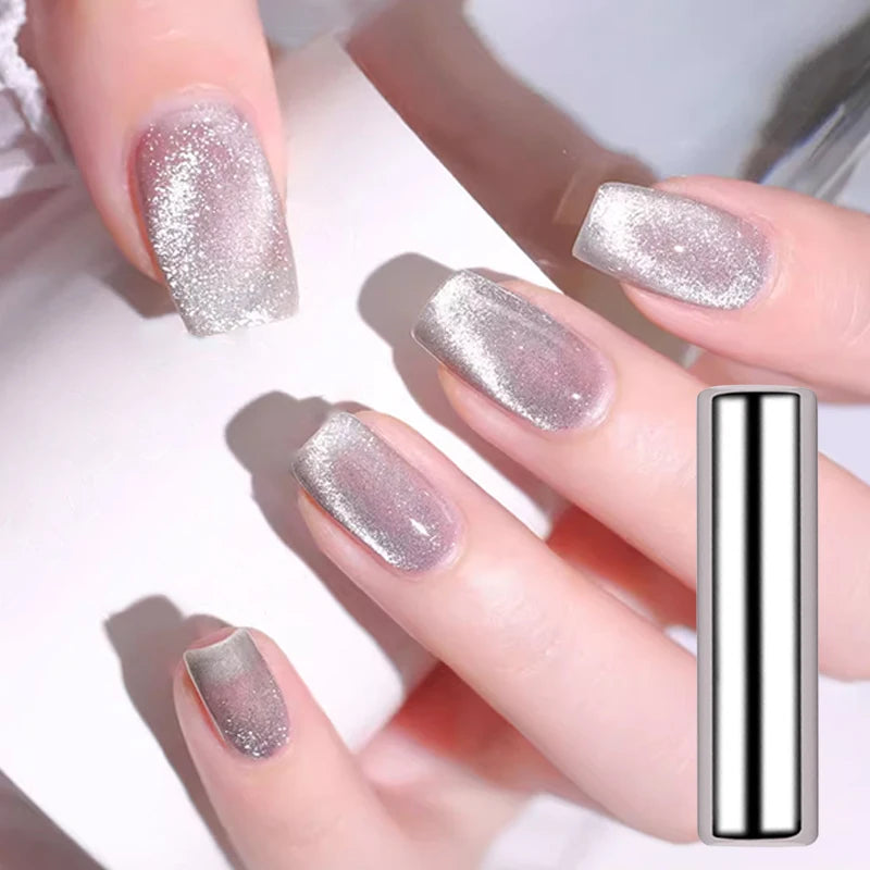 Magnetic Glitter Gel Nail Polish – UV/LED Cat Eye Effect