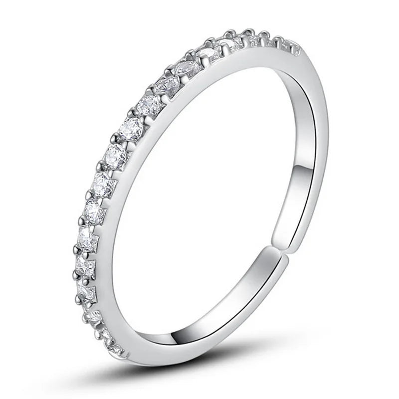 Sterling Silver Heart Ring – AAA Zircon, Women’s