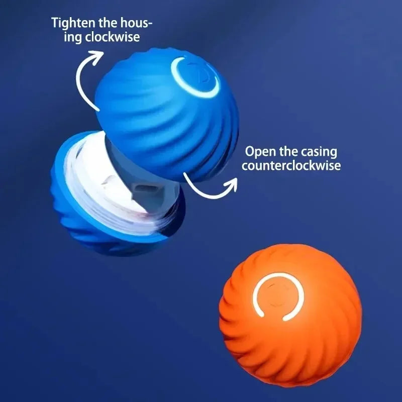 Auto-Moving Bounce Ball — USB Rechargeable Pet Toy