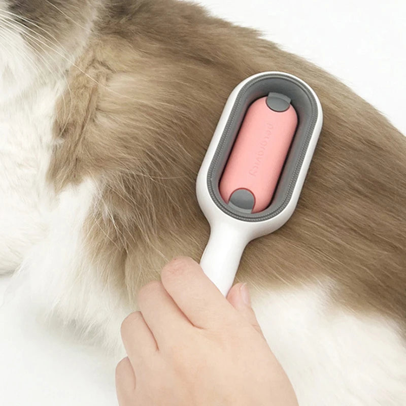 Pet Hair Removal Comb with Wipes – Grooming Brush