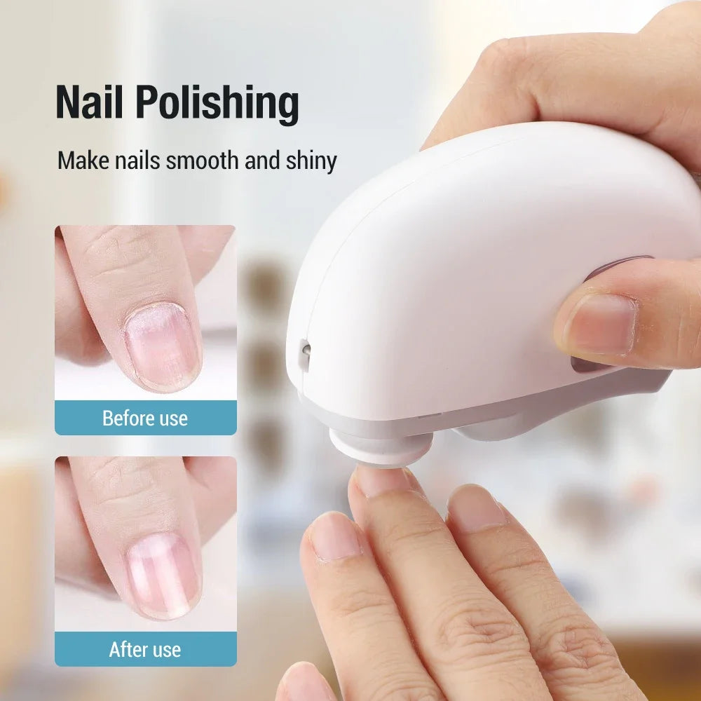 Electric Nail Clipper – Rechargeable Trimmer with Light