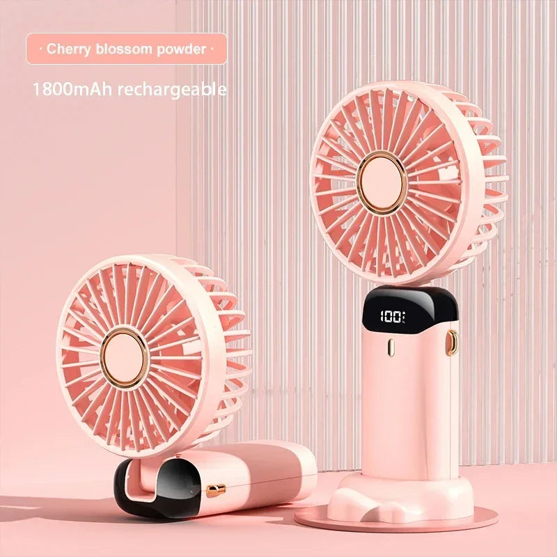 Trendify™ Ultra-Cool Portable Neck Fan with Digital Display