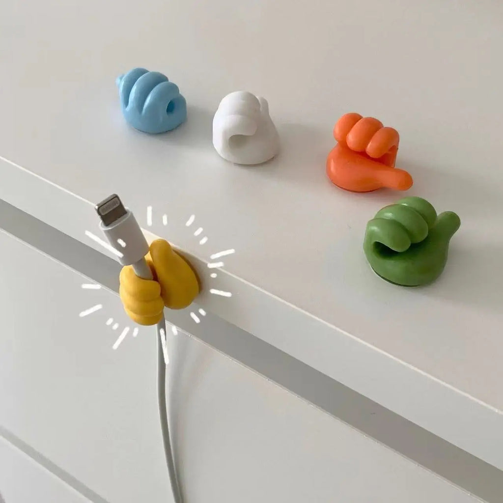 Silicone Cable Organizer Clips – 10-Pack USB Wire Manager