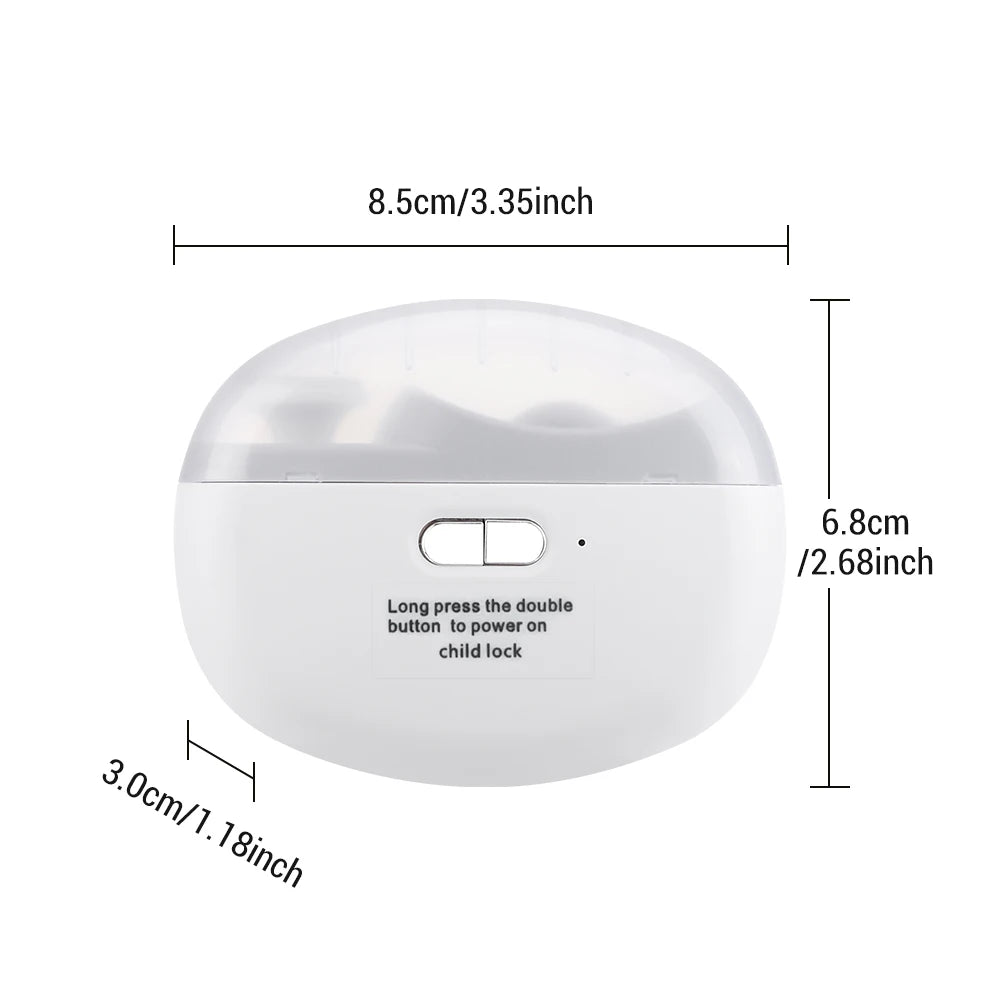 Electric Nail Clipper – Rechargeable Trimmer with Light