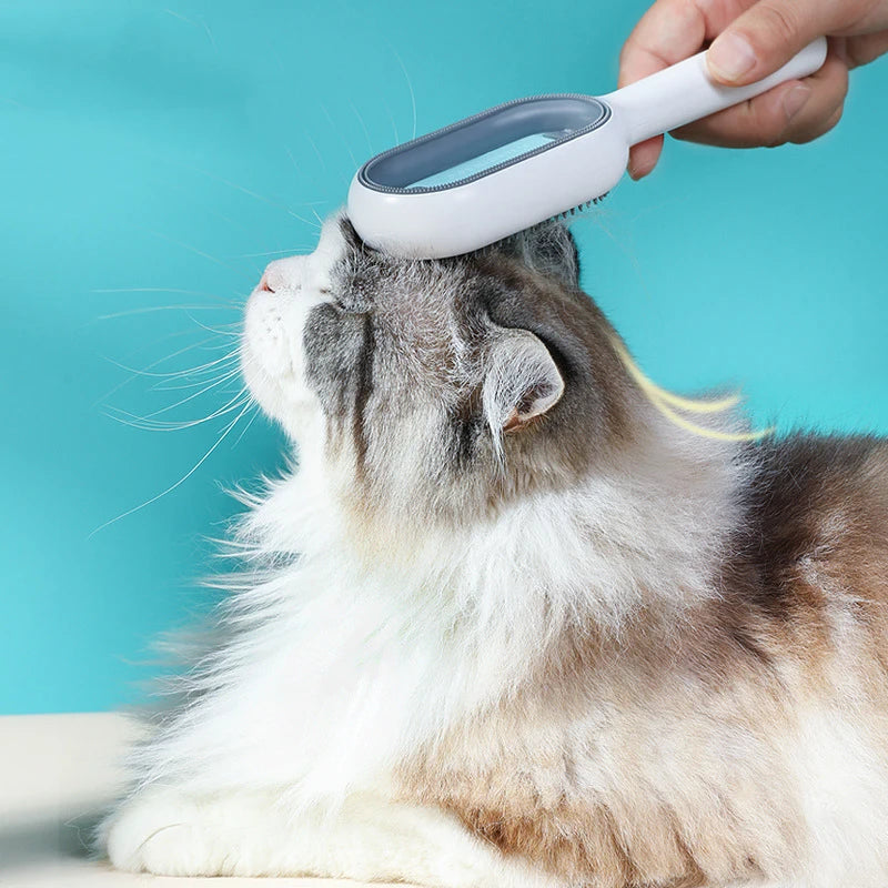 Pet Hair Removal Comb with Wipes – Grooming Brush