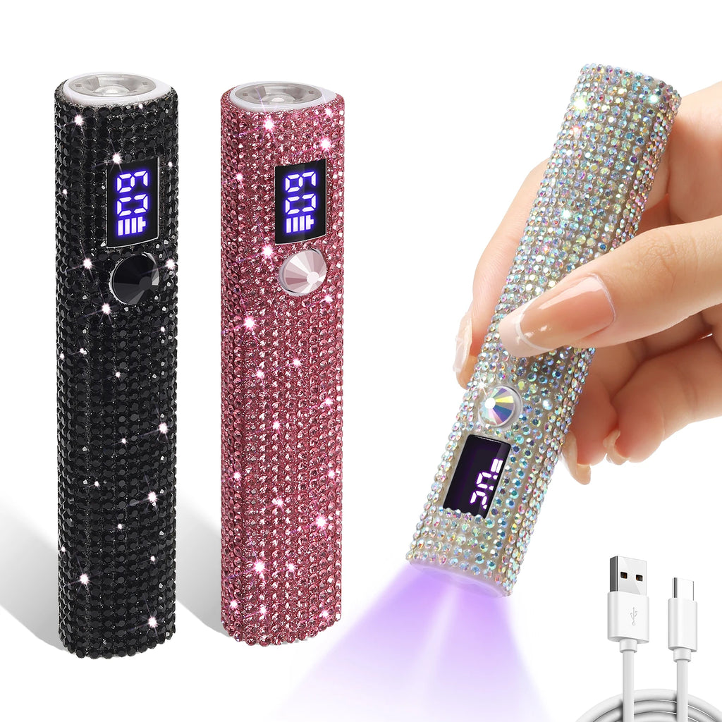 Mini UV/LED Nail Lamp – Portable Cordless Gel Nail Dryer with 2 Timer Modes