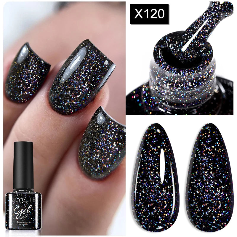 Magnetic Glitter Gel Nail Polish – UV/LED Cat Eye Effect