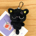 Black Cat Plush Keychain – Cute Kitten Charm Gift