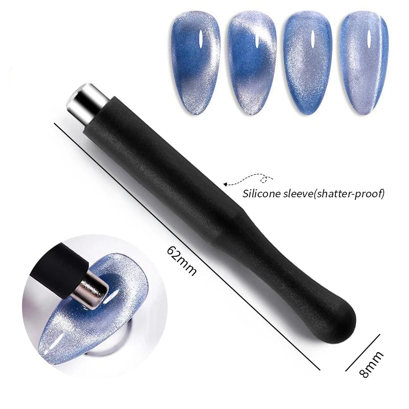 Magnetic Glitter Gel Nail Polish – UV/LED Cat Eye Effect