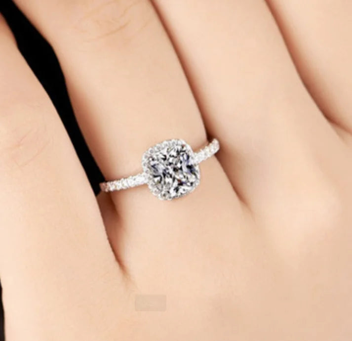 Sterling Silver Heart Ring – AAA Zircon, Women’s