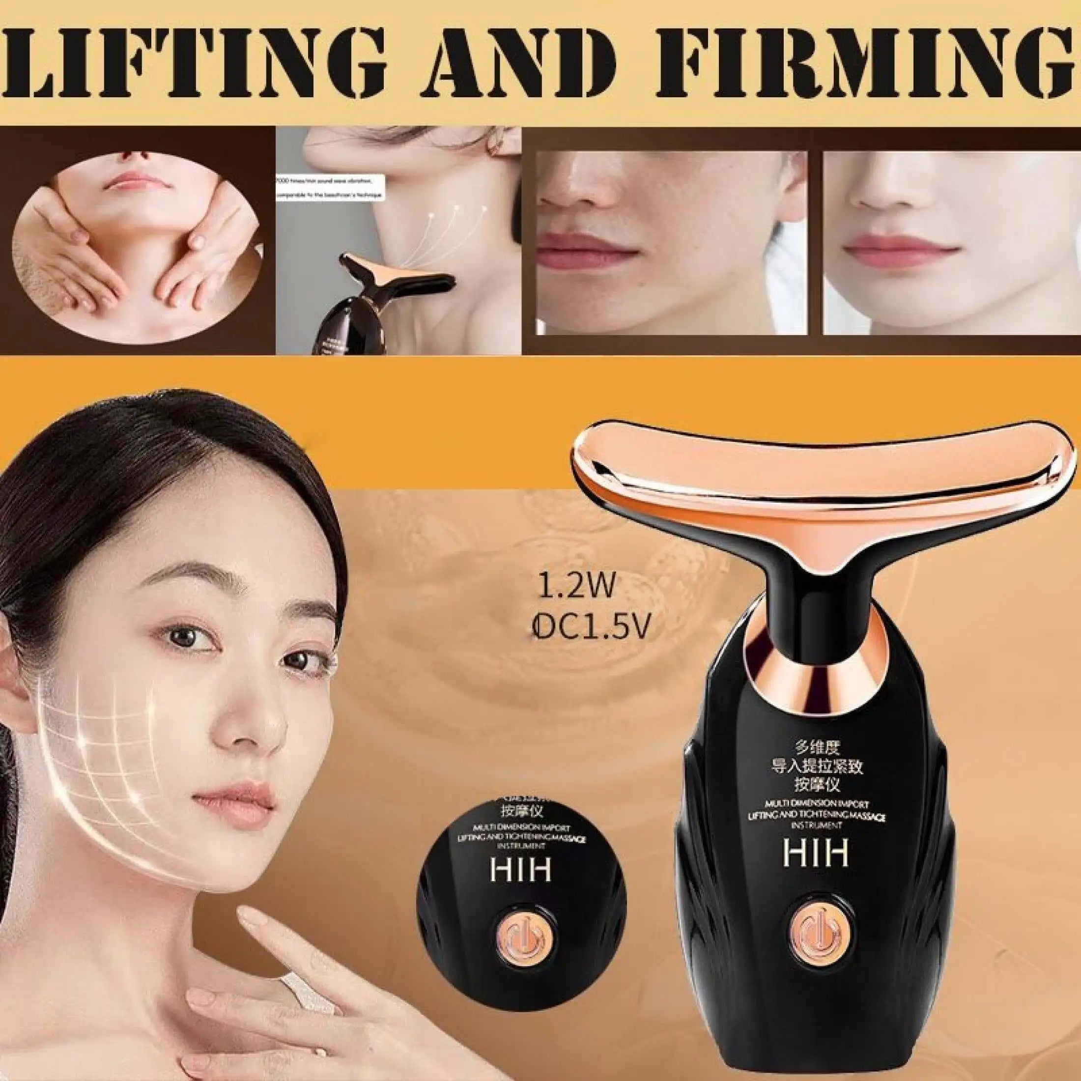 Microcurrent Face Lifting Device – Anti-Aging Skin Tightening Massager
