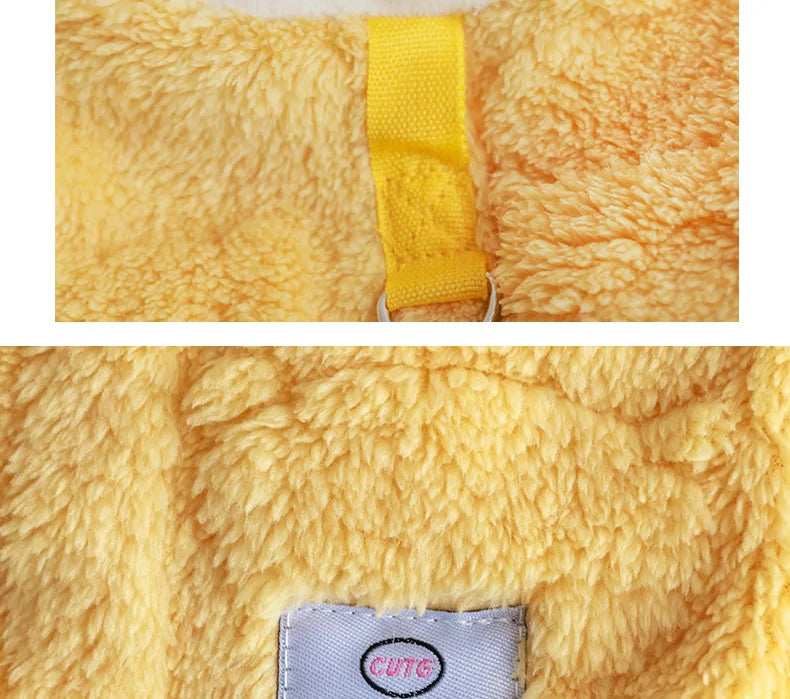 Fleece Dog Sweater – Warm Winter Pullover for Small Dogs
