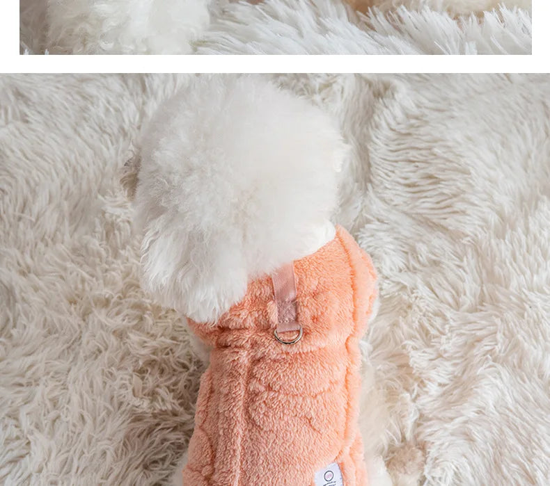 Fleece Dog Sweater – Warm Winter Pullover for Small Dogs