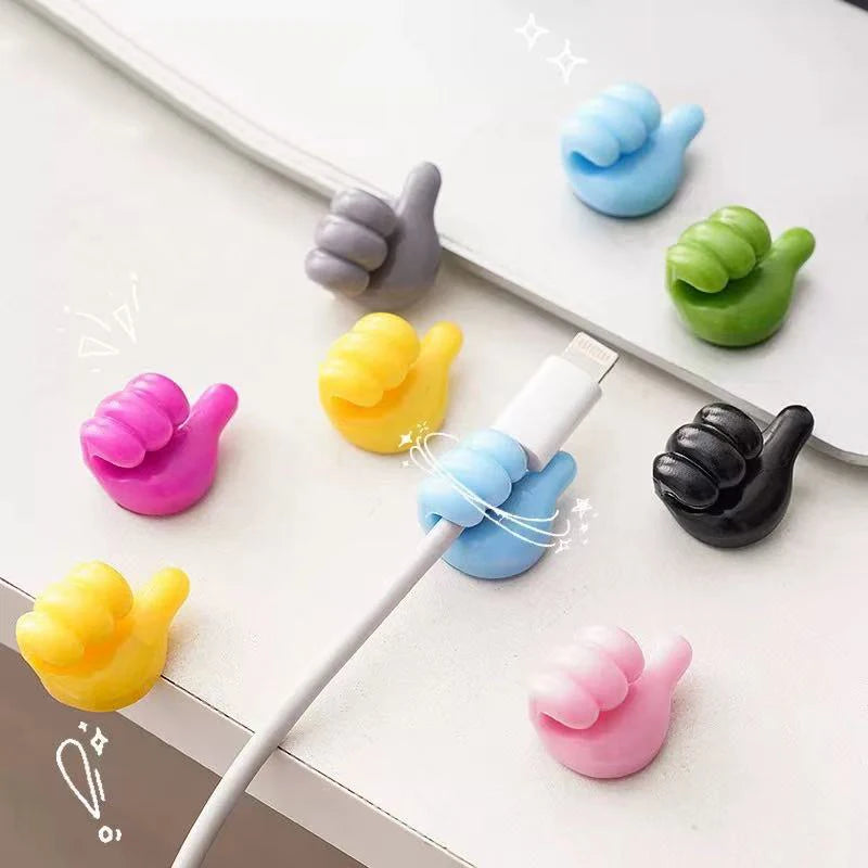 Silicone Cable Organizer Clips – 10-Pack USB Wire Manager