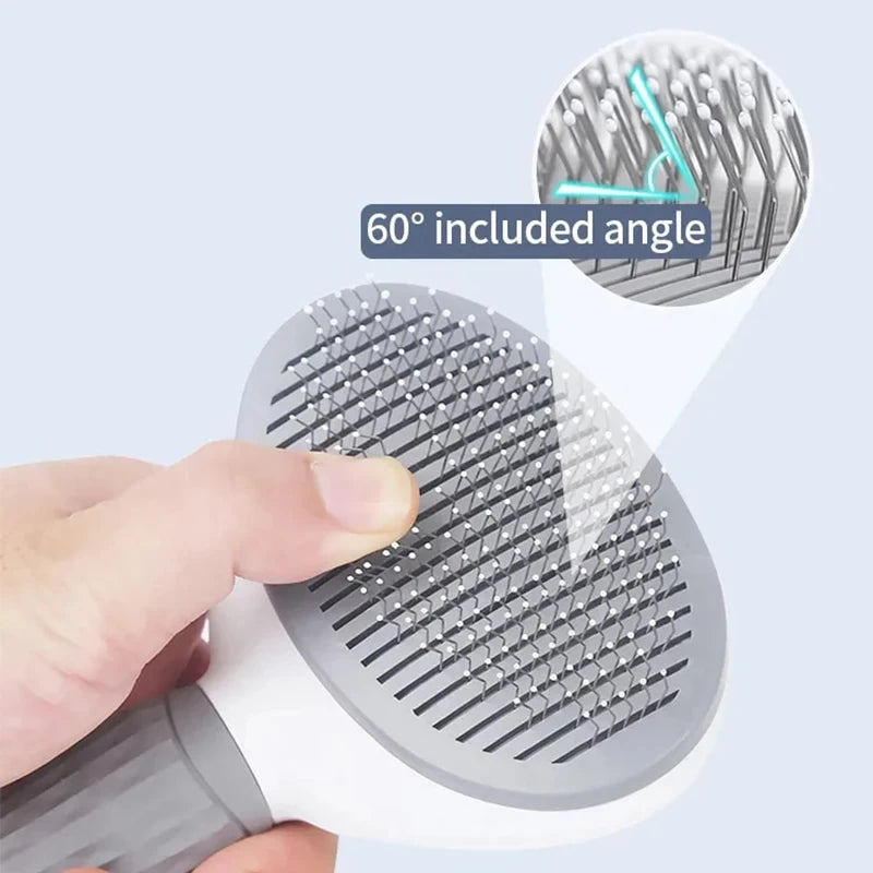 Stainless Steel Pet Grooming Comb – Long Hair Cat & Dog