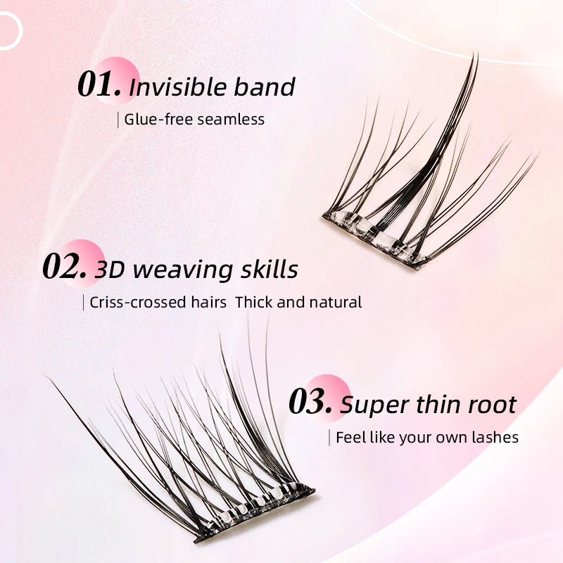 Glue-Free False Eyelash Clusters – Reusable DIY Lashes