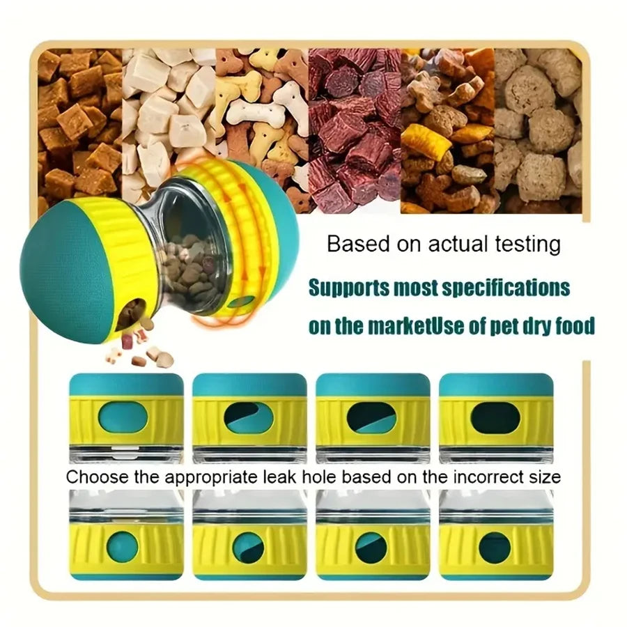 Dog Snack Dispenser Toy – Slow Feeder Interactive Ball