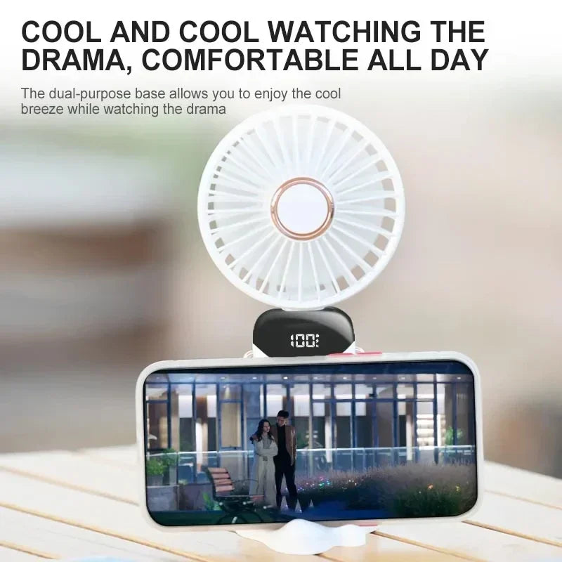 Trendify™ Ultra-Cool Portable Neck Fan with Digital Display