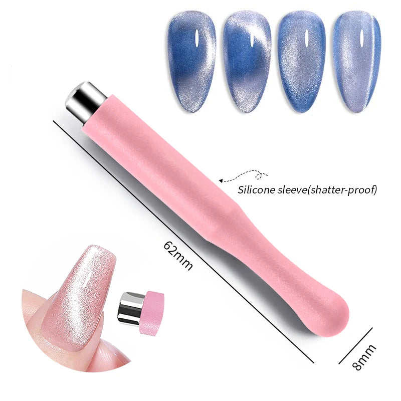 Magnetic Glitter Gel Nail Polish – UV/LED Cat Eye Effect