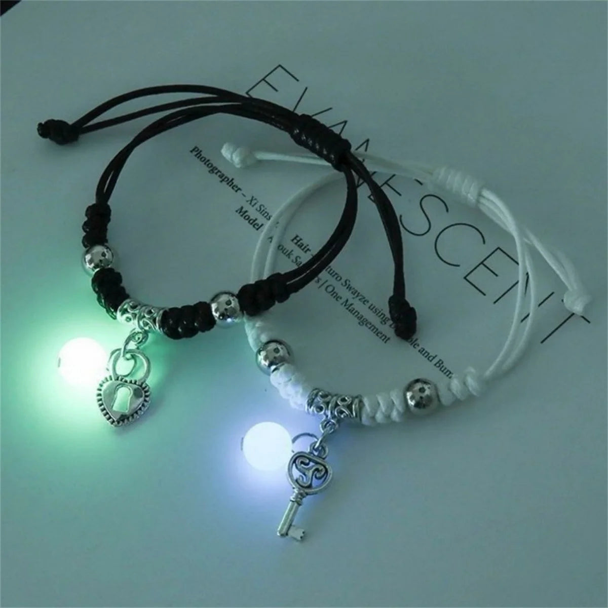 Luminous Star Couple Bracelet – Matching Friendship Jewelry