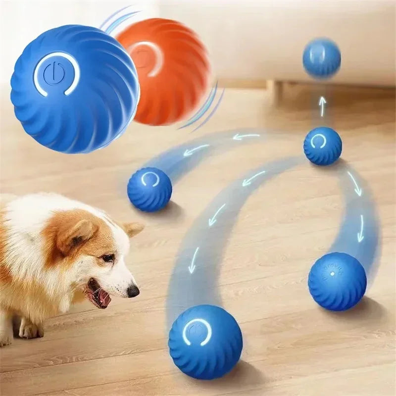 Auto-Moving Bounce Ball — USB Rechargeable Pet Toy