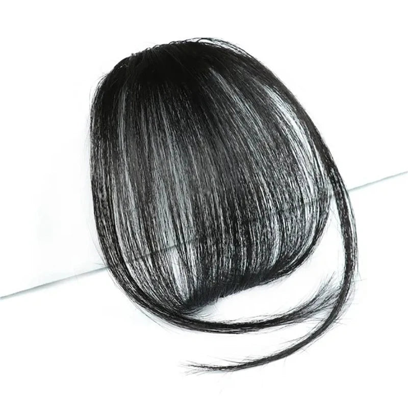 Clip-In Air Bangs Hair Extensions – Natural Straight