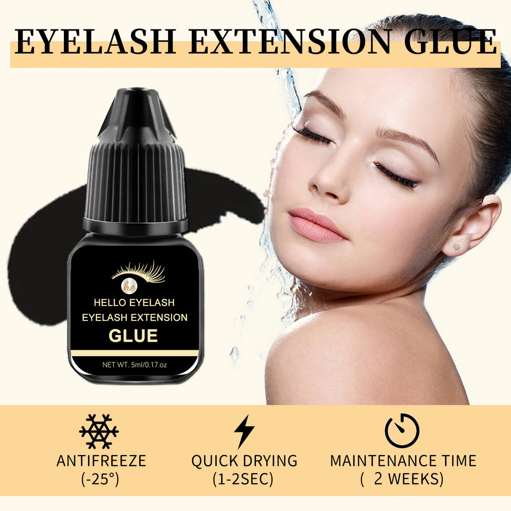 Fast-Drying Lash Extension Glue – 7–14 Day Hold, Low Odor