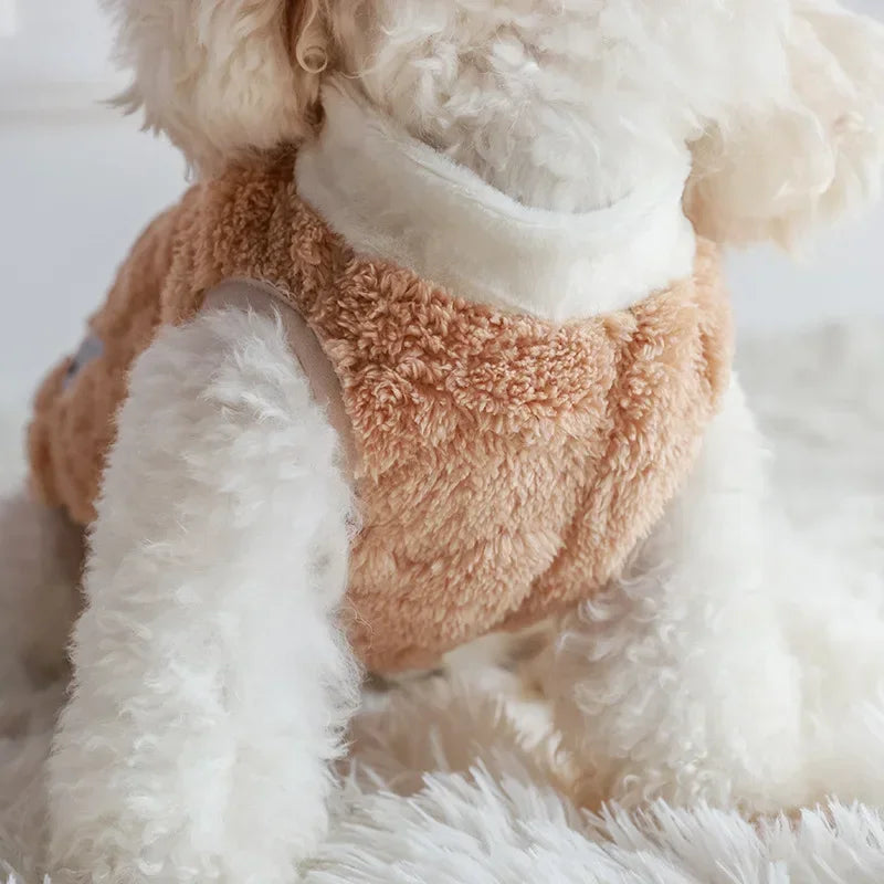 Fleece Dog Sweater – Warm Winter Pullover for Small Dogs