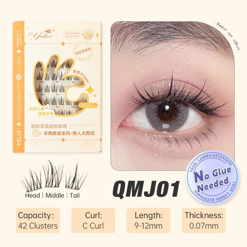 Glue-Free False Eyelash Clusters – Reusable DIY Lashes