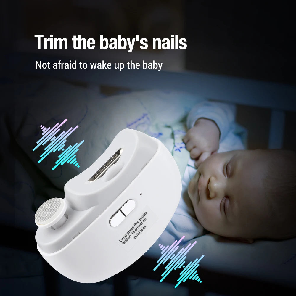 Electric Nail Clipper – Rechargeable Trimmer with Light