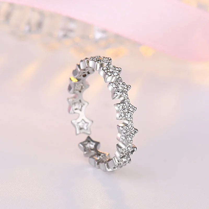 Sterling Silver Heart Ring – AAA Zircon, Women’s