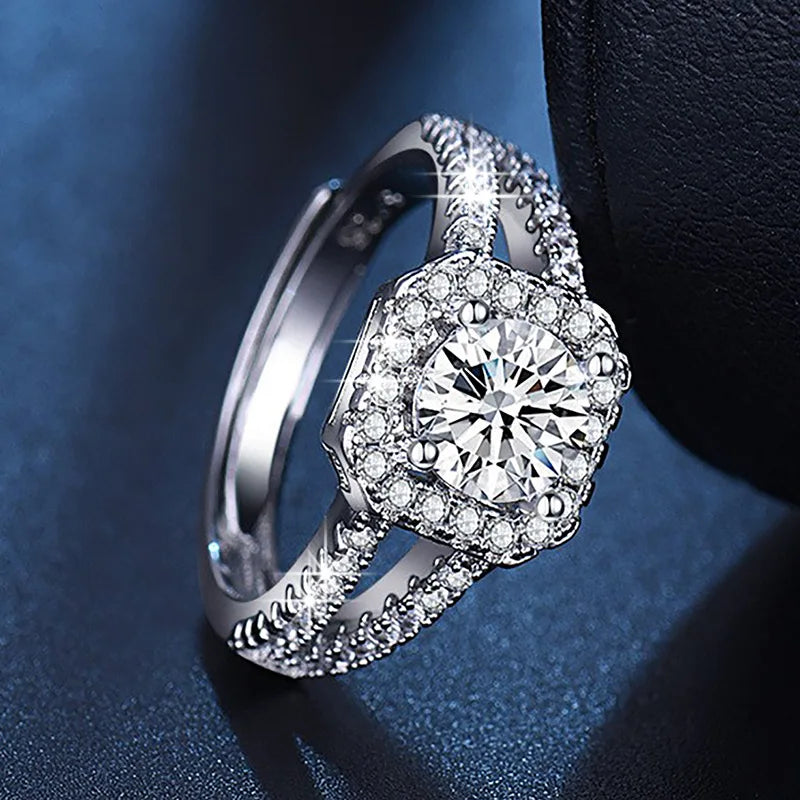 Sterling Silver Heart Ring – AAA Zircon, Women’s