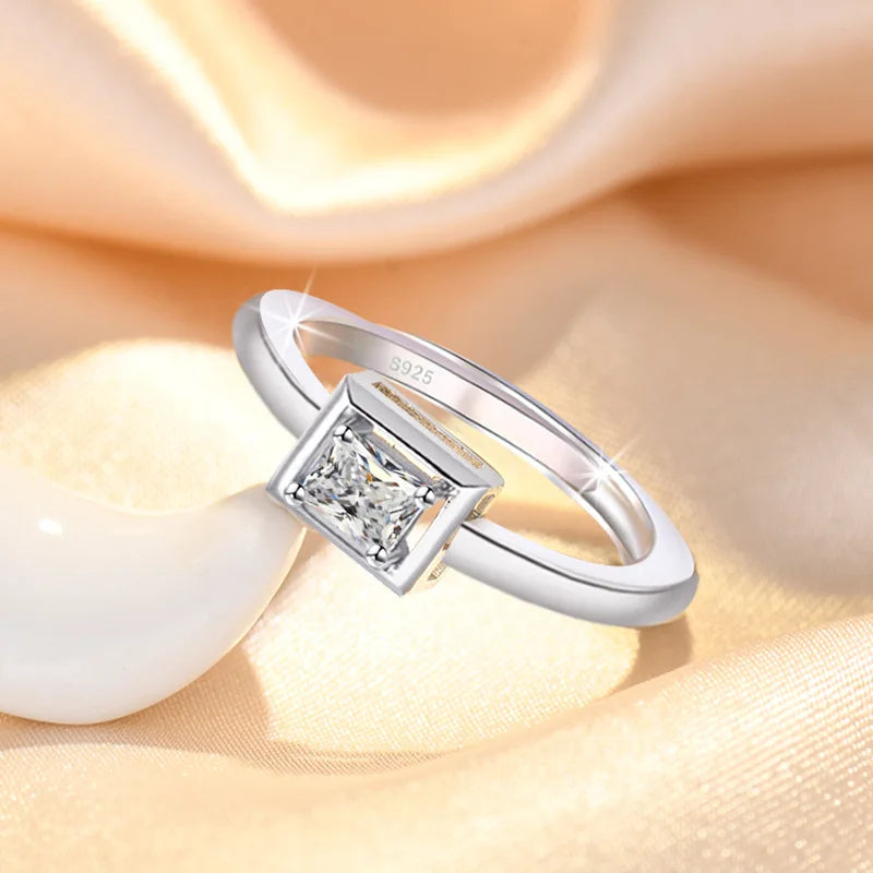 Sterling Silver Heart Ring – AAA Zircon, Women’s