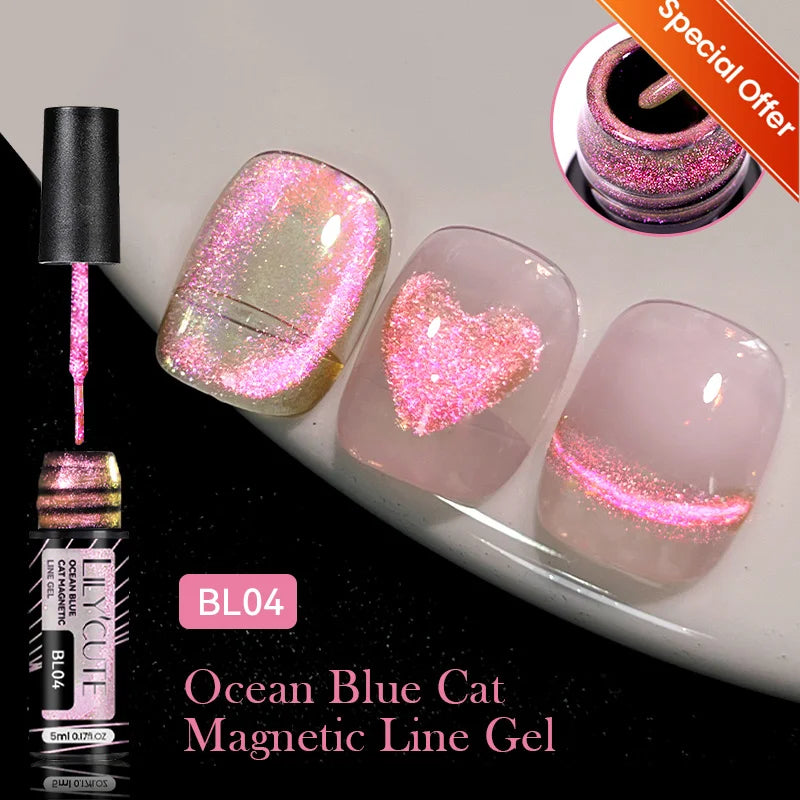 Glitter Gel Nail Polish – UV/LED Soak-Off, 7ml