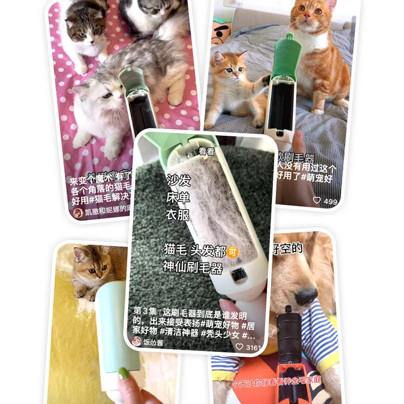 Pet Hair Remover Roller – Self-Cleaning Lint Brush