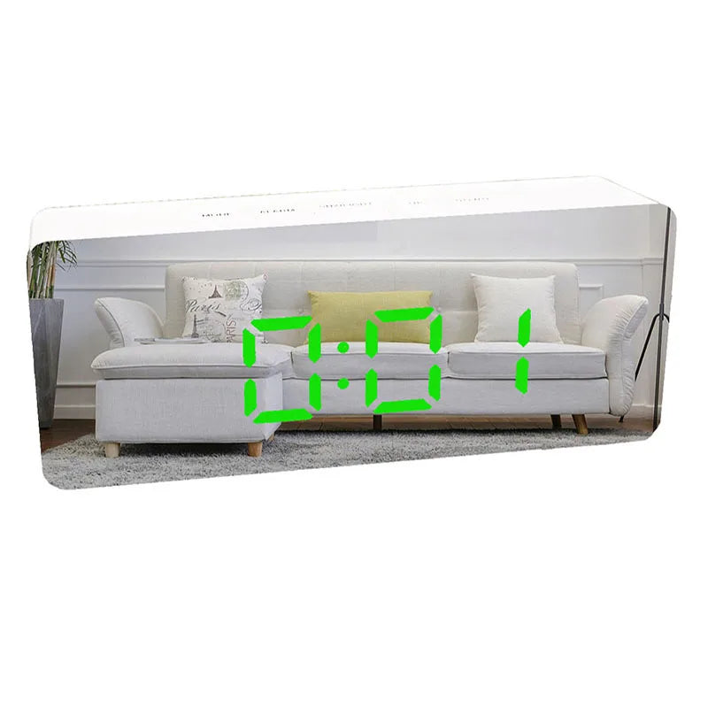 LED Digital Alarm Clock – Temperature Display for Bedroom