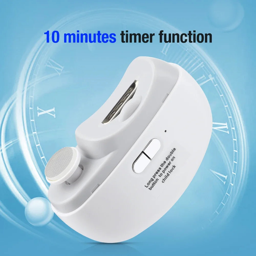 Electric Nail Clipper – Rechargeable Trimmer with Light