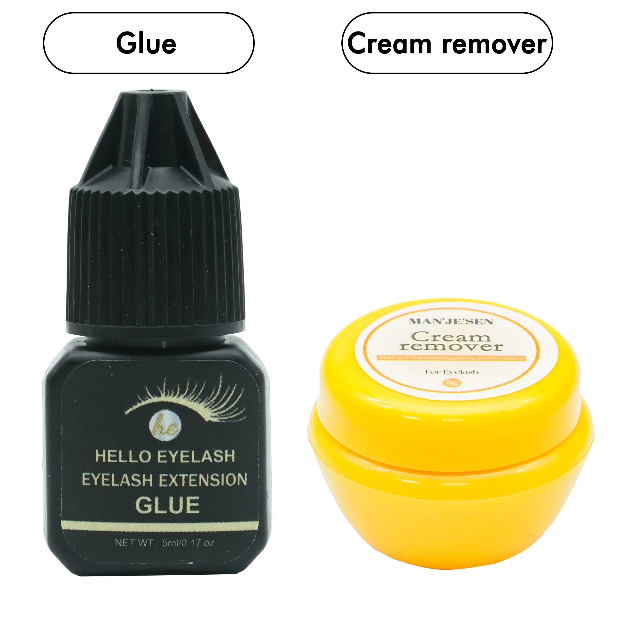 Fast-Drying Lash Extension Glue – 7–14 Day Hold, Low Odor
