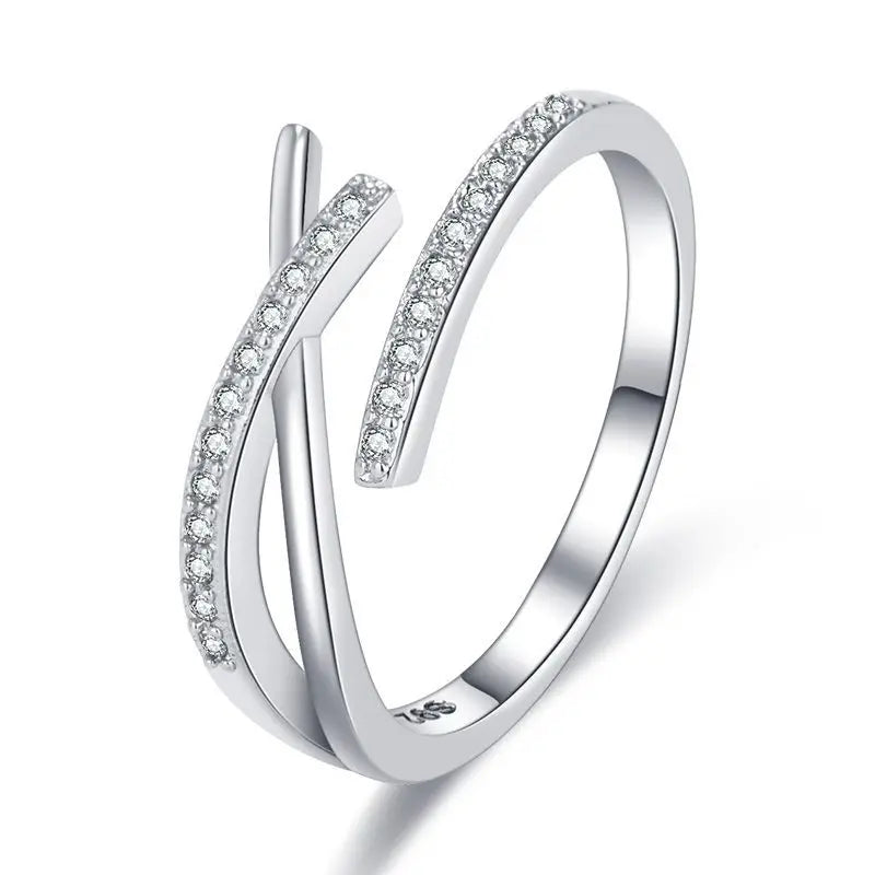 Sterling Silver Heart Ring – AAA Zircon, Women’s