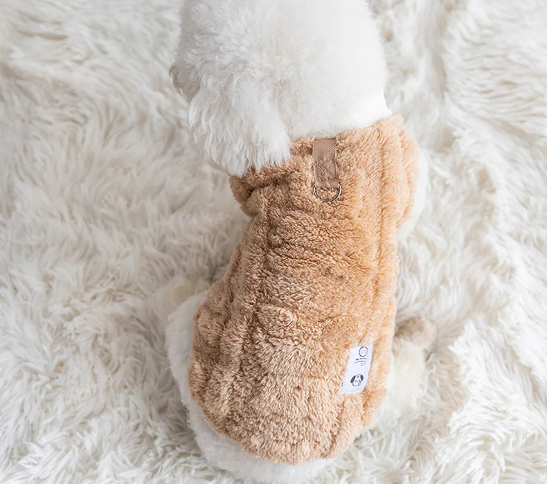 Fleece Dog Sweater – Warm Winter Pullover for Small Dogs