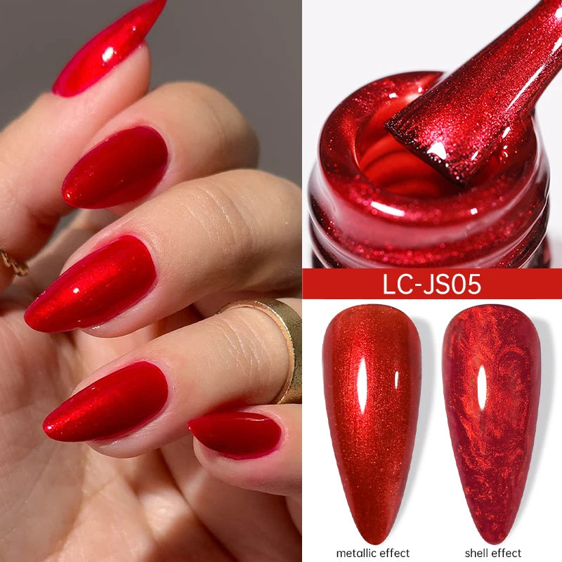 Magnetic Glitter Gel Nail Polish – UV/LED Cat Eye Effect