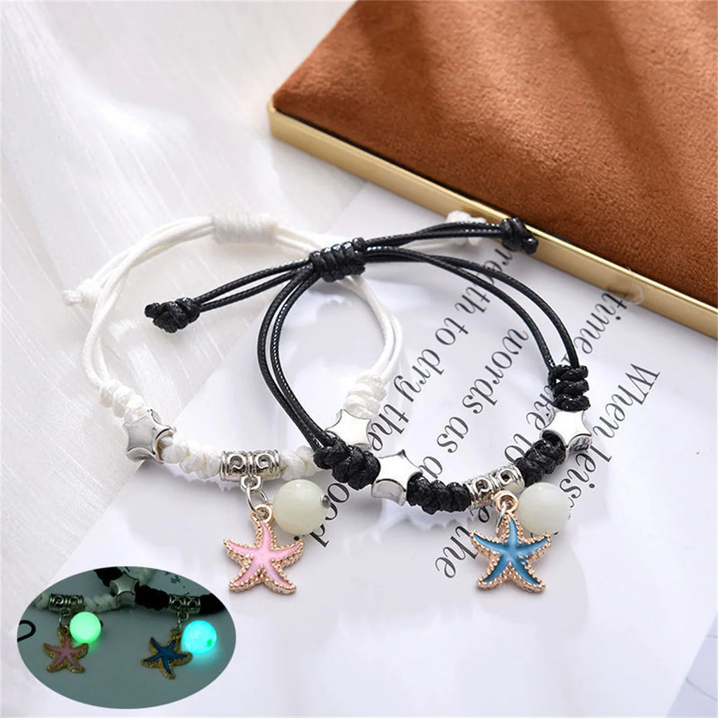 Luminous Star Couple Bracelet – Matching Friendship Jewelry