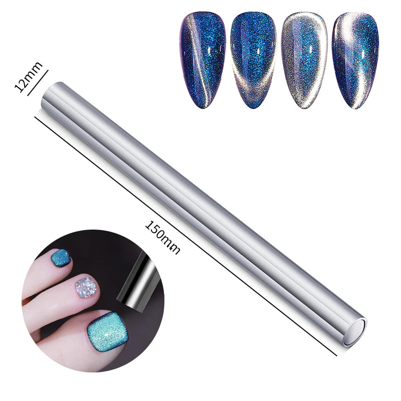 Magnetic Glitter Gel Nail Polish – UV/LED Cat Eye Effect