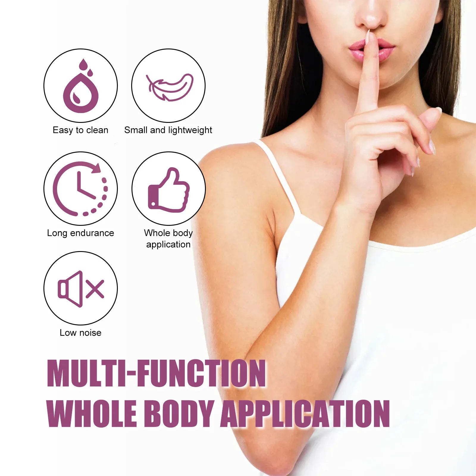 Painless Electric Facial Hair Remover – Eyebrow, Lip & Bikini Trimmer for Women
