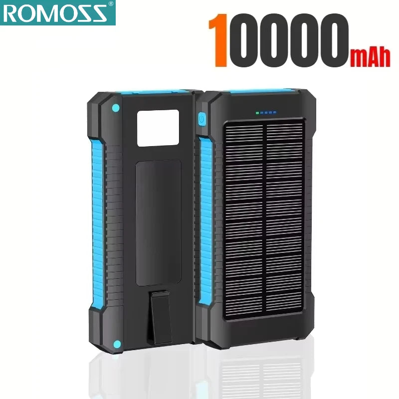 ROMOSS Solar Power Bank — 120W, 500000mAh, Fast Charging