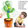 Dancing Cactus Plush Toy – 120 Songs, Voice Repeat & Built-In Speaker