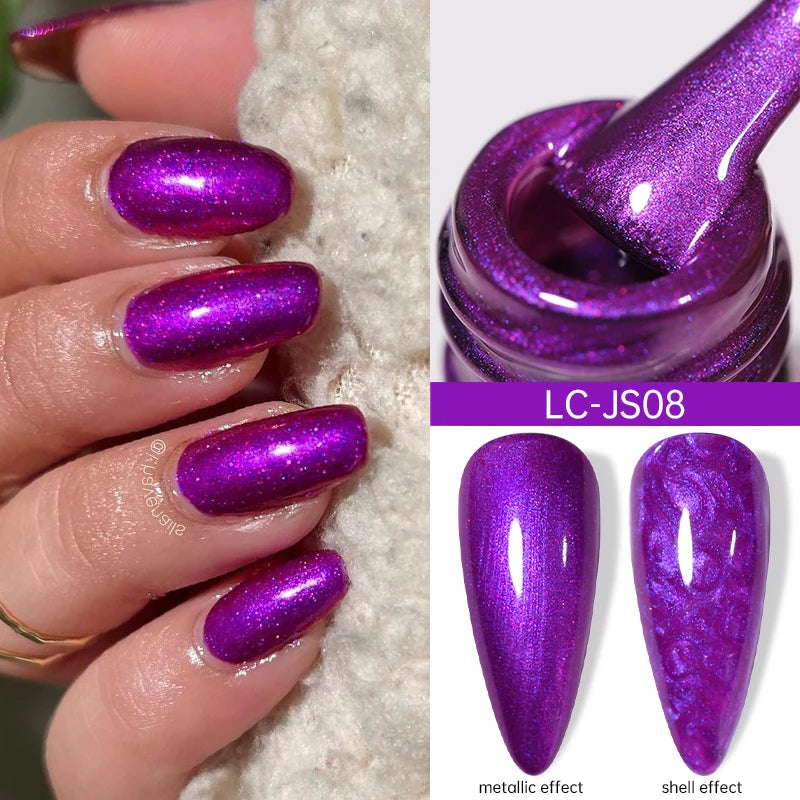 Magnetic Glitter Gel Nail Polish – UV/LED Cat Eye Effect