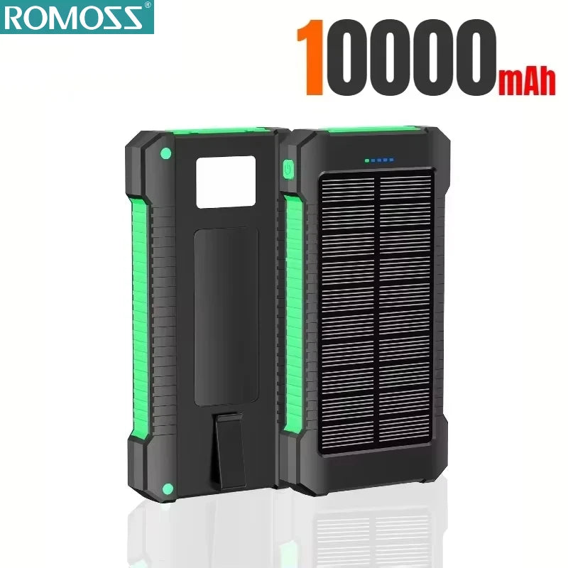 ROMOSS Solar Power Bank — 120W, 500000mAh, Fast Charging