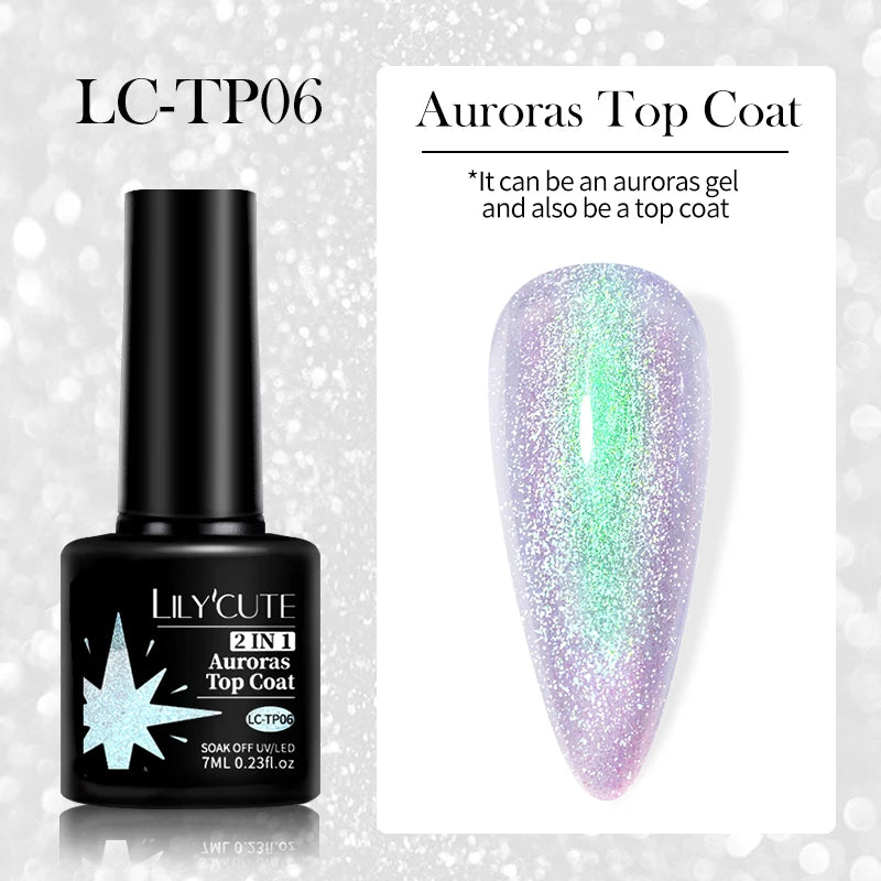 Glitter Gel Nail Polish – UV/LED Soak-Off, 7ml