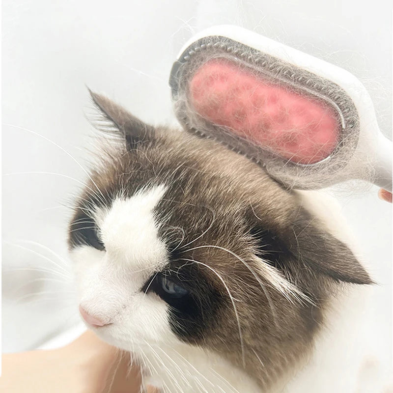 Pet Hair Removal Comb with Wipes – Grooming Brush